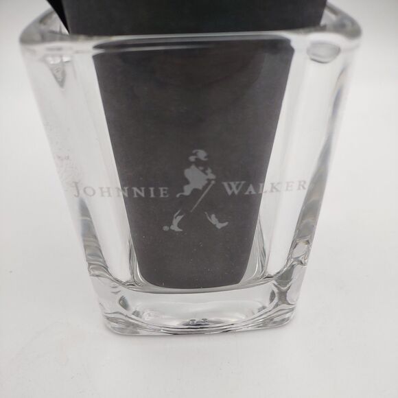 Johnnie Walker Red Label Scotch Whiskey Square Glasses Set of 4 Boxed - Picture 4 of 11